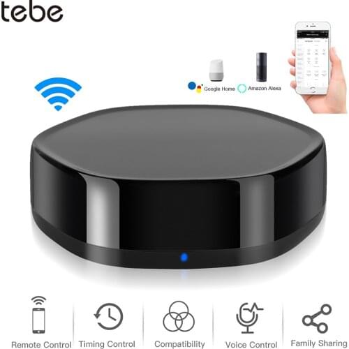 Tebe Universal Wifi IR Remote Control Wireless Switch Smart Home Automation IR Infrared Remote Control For TV Box Alexa Google