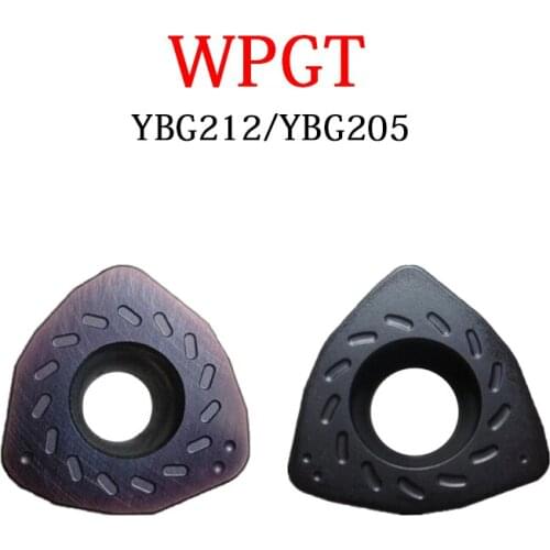 WPGT WPGT050315ZSR YBG212/ WPGT050315ZSR-PM YBG205 /WPGT060415ZSR YBG205 Turning Inserts Efficient And Durable CNC Machine