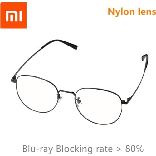 Xiaomi Mijia Anti Blue Light Glasses 80% above Blue Ray Blocking ultra-light Ti temples nylon lens antifouling wearresistant