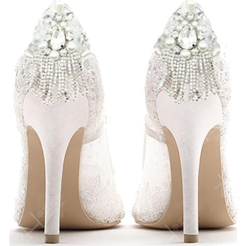 Women Crystal Flower Pearls Shoe Clips Buckles Shoe Decoration Charms 1 Pair crystal pearls shoe charms applique