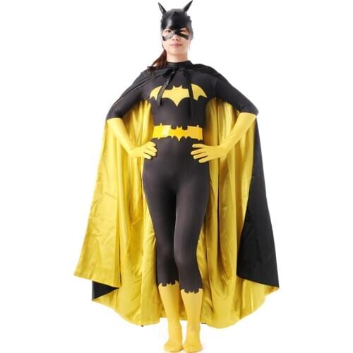 Women/Kids women Cosplay Bodysuit & Cape & eyes mask Halloween Costume SuperHero Bodysuit Jumpsuit for carnival party dress