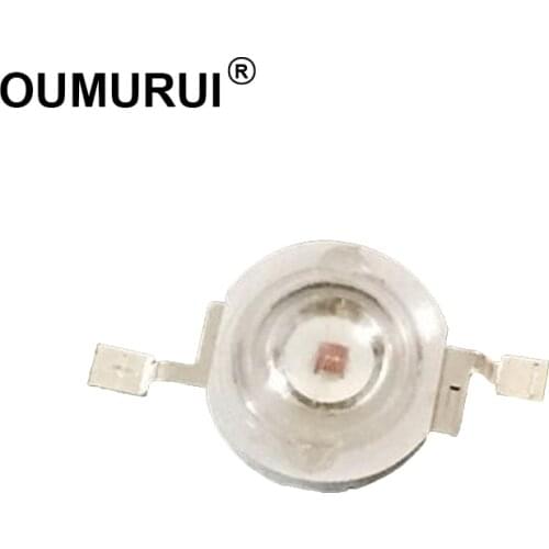 1W LED Lamp High power LED Light chips bead Red 620-625nm 350mA 2-2.4V 30-40LM 30mil Chips Free shipping 100pcs