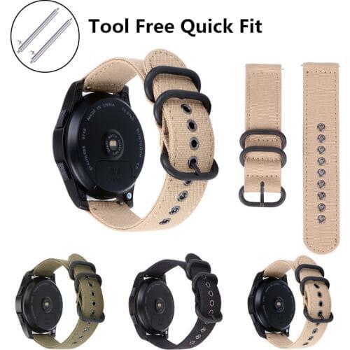 18mm 20mm 22mm 24mm NATO Quick Release Watch Band Straps Nylon Ballistic Straps Canvas Strap for Smart Watch 9.21
