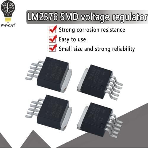5PCS DC to DC Converter LM2577S-ADJ LM2575HVS-5.0 LM2596S-5.0 LM2596S-ADJ LM2576S-5.0 LM2576S-ADJ TO-263 LM2596 LM2576