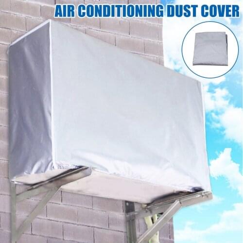 Air Conditioner Cover Anti-Dust Anti-Snow Waterproof Sunproof Conditioner Protectors for Outdoor D1