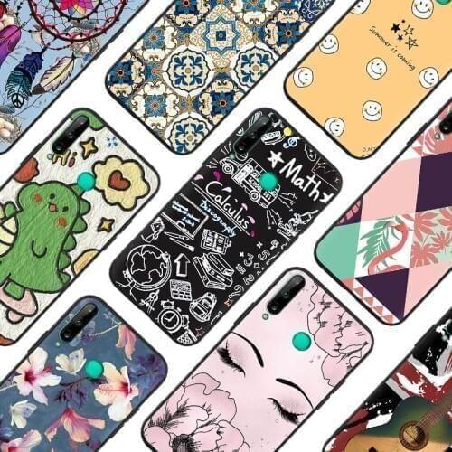 New For Girls Phone Case For Huawei P40 Lite E/Y7P/Honor 9C Anti-dust Back Cover For Boy Cartoon New Arrival