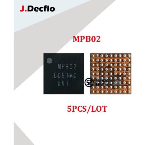JDecflo 5Pcs/Lot PMIC MPB02 S2MPB02 For Power IC Samsung S6 G9200 G920F S7 EDGE S8+ NOTE5 Integrated Circuits Replacement Parts