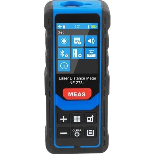 Noyafa NF-273L Laser Distance Meter 60M 80M 120M Rangefinder Laser Tape Range Finder Measure Length Area Volume Ruler Test Tool