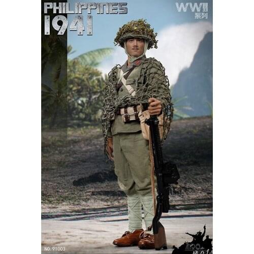 1/6 scale WWII military figure series 1941 Philippines warrior 12 inch action figure set model