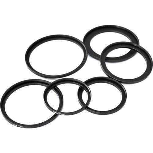 39-46 40.5-46 40.5-49 49-82 52-82 55-82 58-82 62-82 67-82 72-82mm Metal Step Up Rings Lens Adapter Filter Set