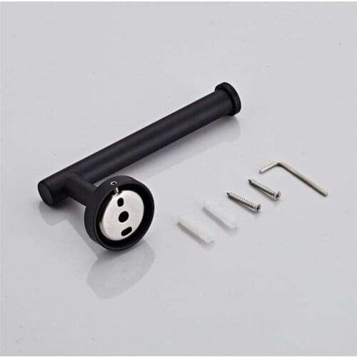 Bathroom Hardware Set Black Robe Hook Towel Rail Bar Rack Bar Shelf Tissue Paper Holder Toothbrush Holder Bathroom Accessories