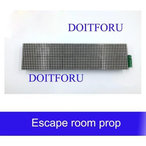 Room escape prop real life advantage game prop countdown timer press metal button to acivate the countdown time