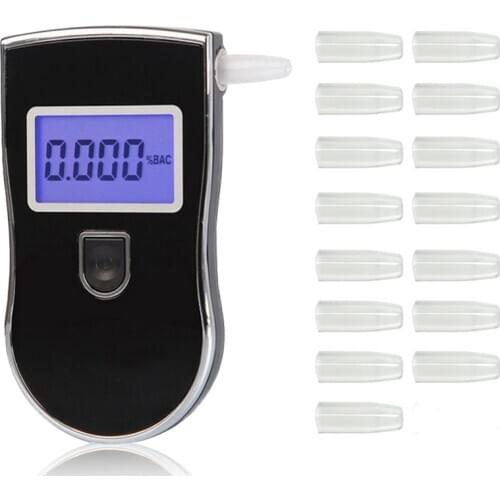 2019 NEW Hot selling AT-818 Professional Police Digital Breath Alcohol Tester Breathalyzer AT818 Free shipping