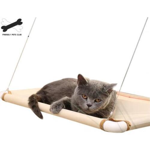 Hanging House For Cat Super Suctioon Cup Pet Supplies Hammock Cama Gato Hanging Window Bed Sunbathing Cat Toys