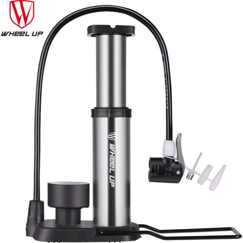 2019 New Arrival Portable Pump Ultra-light Bike Pump Hose With Pressure Gauge With 120 Psi High Pressure Bicycle Pump
