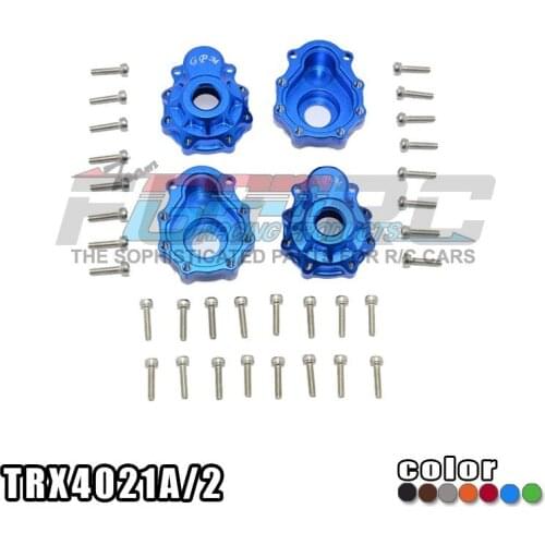 RC Car Parts TRAXXA TRX4 Upgrade Modified Accessories Aluminum alloy Front Rear Outer Portal Drive Housing Axle Cover Case Set