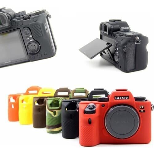 Rubber Soft Silicone Camera Bag Case Body Skin Cover For SONY A9 A7R3 A7R III A7III Camera Protective bag