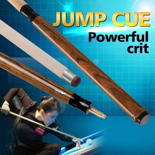 ZOKUE Billiard Jump Cue 108cm Length 4 Colors 13.5mm Tip Hard Maple Shaft Professional Jump Stick Pool Cue Pool Stick Jump Cue