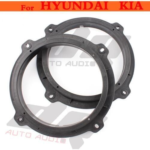 2PCs Speaker Mat for Hyundai-kia IX35 Freddy Wisdom K5 Solan The New Carroll Special Adapter Plates Bracket Ring Mat