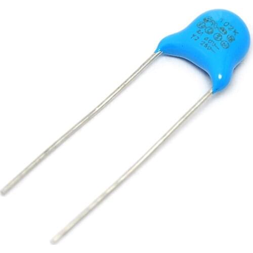 20PCS/LOT High Voltage Ceramic Chip Safety Y Capacitor 250V 102M 1000pF 1nF X1 Y2