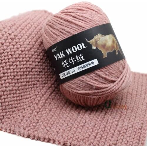 5pcs Yak Wool Yarn For Knitting Fine Worsted Blended Crochet Yarn Knitting Sweater Scarf 500/lot Yarn For Knitting