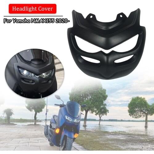 For Yamaha NMAX155 NMAX 155 2020 2021 Motorcycle Accessories Front Headlight Fairing Cover Mask Cowl Head Lamp Protector