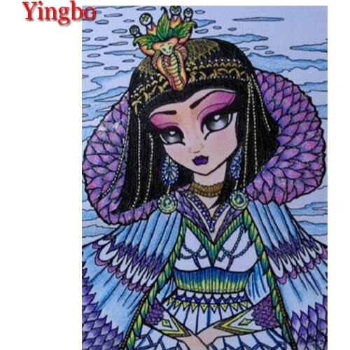 5D Full drill Square Round diamond painting Queen of egypt DIY diamond embroidery Cross Stitch Rhinestone Mosaic Decor Home