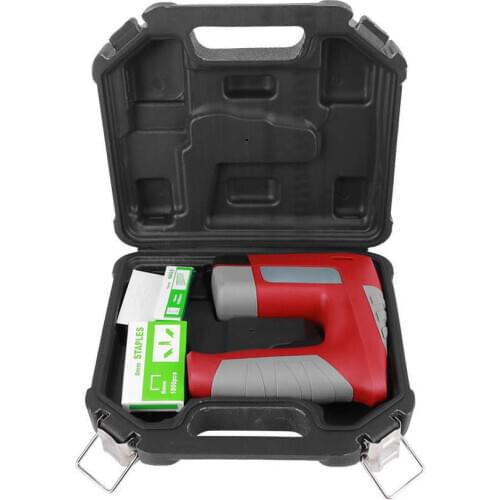 Mini Cordless Staple Gun Rechargeable Nailer Tacker Drill for Home Material Repair Drilling Tools Workshop Equipment