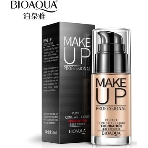 BIOAQUA 3 Color Concealer Makeup Cream Base Liquid Foundation Whitening Moisturizing Oil Control Face Primer BB Cream