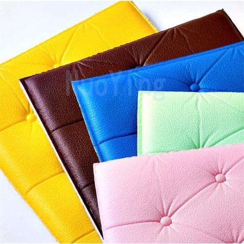 ChildrenS Room Soft Bag Decoration Baby Anti-Collision Headboard Bedroom Self-Adhesive Wall Stickers