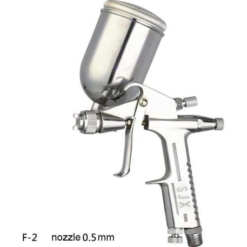 DIY pneumatic air tool mini spray paint gun F-2 nozzle 0.5mm for leather furniture toy