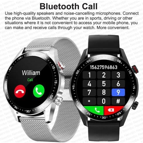 E12 Smart Watch Men Bluetooth Call Custom Dial Full Touch Screen Waterproof Smartwatch For Android IOS Sports Fitness Tracker