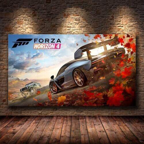 Horizon Racing Game Decorative Wall Art Picture Modern Posters and Prints Canvas Painting Cuadros Room Decoration Home Decor