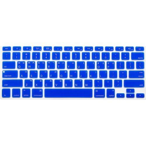 Korean Keyboard Cover Multicolor Silicone 5pcs for Macbook Air /Pro 13/15 /17" Inch (US Version, South Korea) for Mac book
