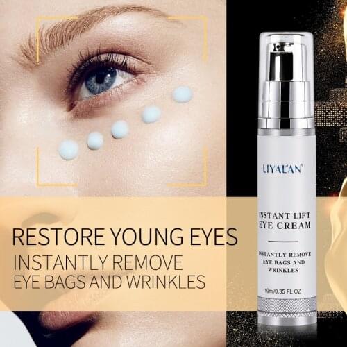 2 Minutes Instant Eye Bag Removal Cream Anti Wrinkle Anti Aging Dark Circle Long Lasting Vegan Under Eye Cream For Women Men