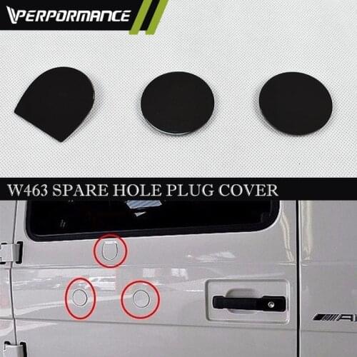 W463 plug cover for G Class PLUG COVER for trunk door spare tire holes white and black color