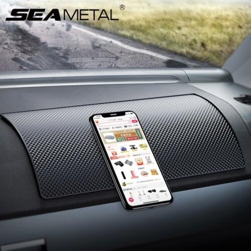 Strong Adhesion Dashboard Anti Slip Mat PU Nano Non-Slip Sticky Car Gel Pad 40x20cm Washable Reused Adhesive Mat for Small Stuff