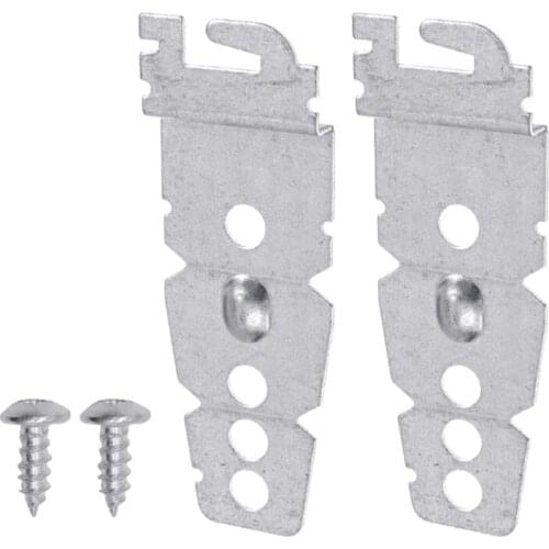 2 Pack WP8269145 Dishwasher Countertop Mounting Bracket Compatible With Various Models, Replaces WP8269145, Sliver