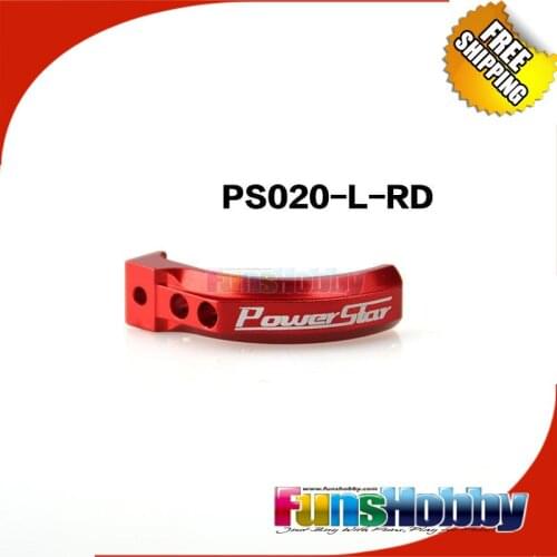 Power Star Remote Control Trigger Arms Brake Rod with 2 color 2 size For 4PX Radio COD.PS020-S-RD/BK PS020-L-RD/BK