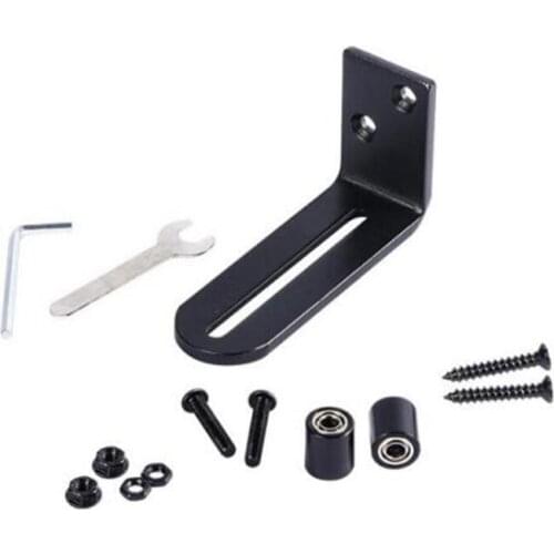 New 2Pcs Barn Door Floor Guide Smooth Butter Bearings Stay Roller Sliding Adjustable Guide Flush with Floor