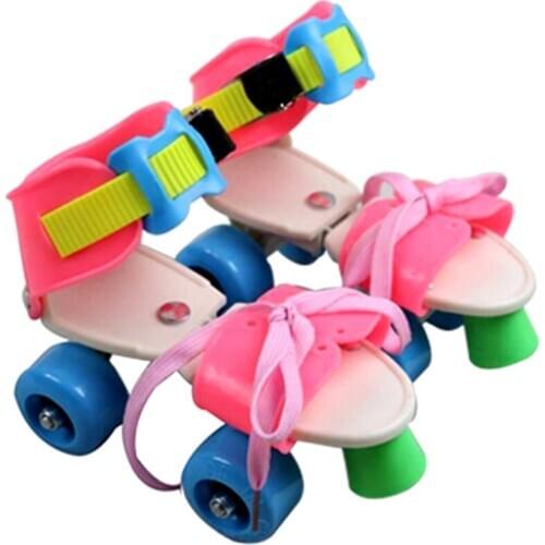 NEW Adjustable Children Roller Skates Shoes Double Row 4 Wheels Skating Shoes Sliding Inline Skates For Kids