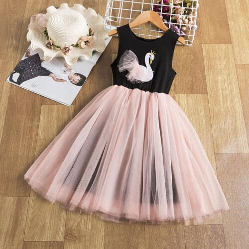 Vintage Girls Dress Wedding Evening Flower Girls Dresses Fashion Beach Pineapple Ball Gown Toddler Girls Clothes Size 3-8 Years