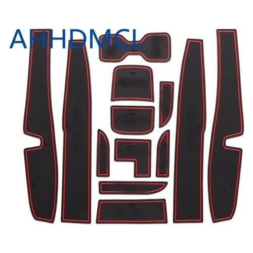 Car Anti-Dirty Pad Door Groove Gate Slot Cup Armrest Storage Pad Anti-Slip Mat For Chevrolet Cavalier