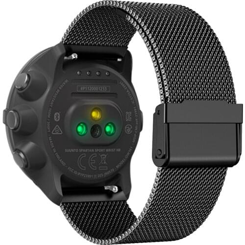 24MM Milanese Metal Strap for Suunto 9 7 Baro/Suunto D5 Spartan Sport Wrist HR/Baro Smart Watch Band Bracelets Correa Bands