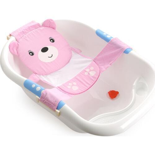 Baby Bath Net Sling for Tub Bathtub Newborn Toddler Bathing Shower Mesh Seat Support EIG88