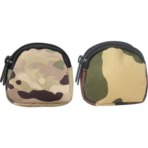 Outdoor EDC Molle Pouch Wallet Waterproof Portable Travel Zipper Waist Bag for Outdoor Camping Hunting Nylon Bag