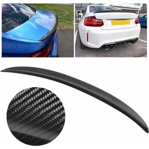 Carbon Fiber Rear Roof Spoiler Wing for M Performance Style Fit for BMW M2 F87 2 Series F22 Car accessories