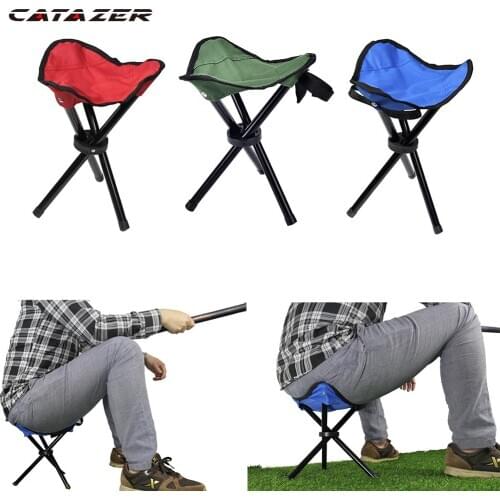 3 Colors Ultralight Chair Fishing Tripod Folding Chair Stool Outdoor Camping Fold Foldable Portable Fishing Mate Fold Chair