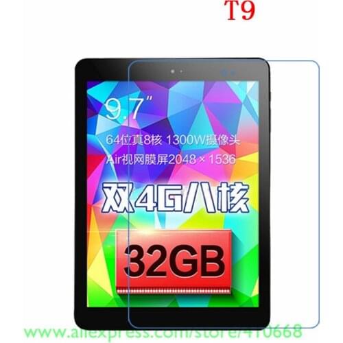 Ultra Clear HD Front LCD glossy Screen Protector Screen protective Film For Cube T9 9.7 inch tablet