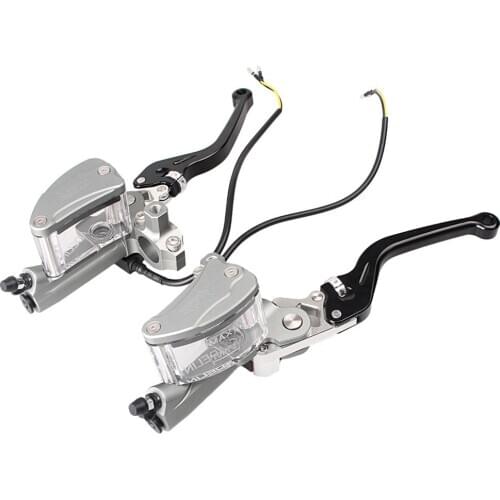 Universal Standard 7/8" (22mm) Motorbike Left+ Right Side Master Cylinder Brake Clutch Lever Handle